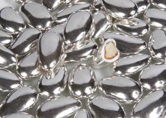 Silver Almond Dragées